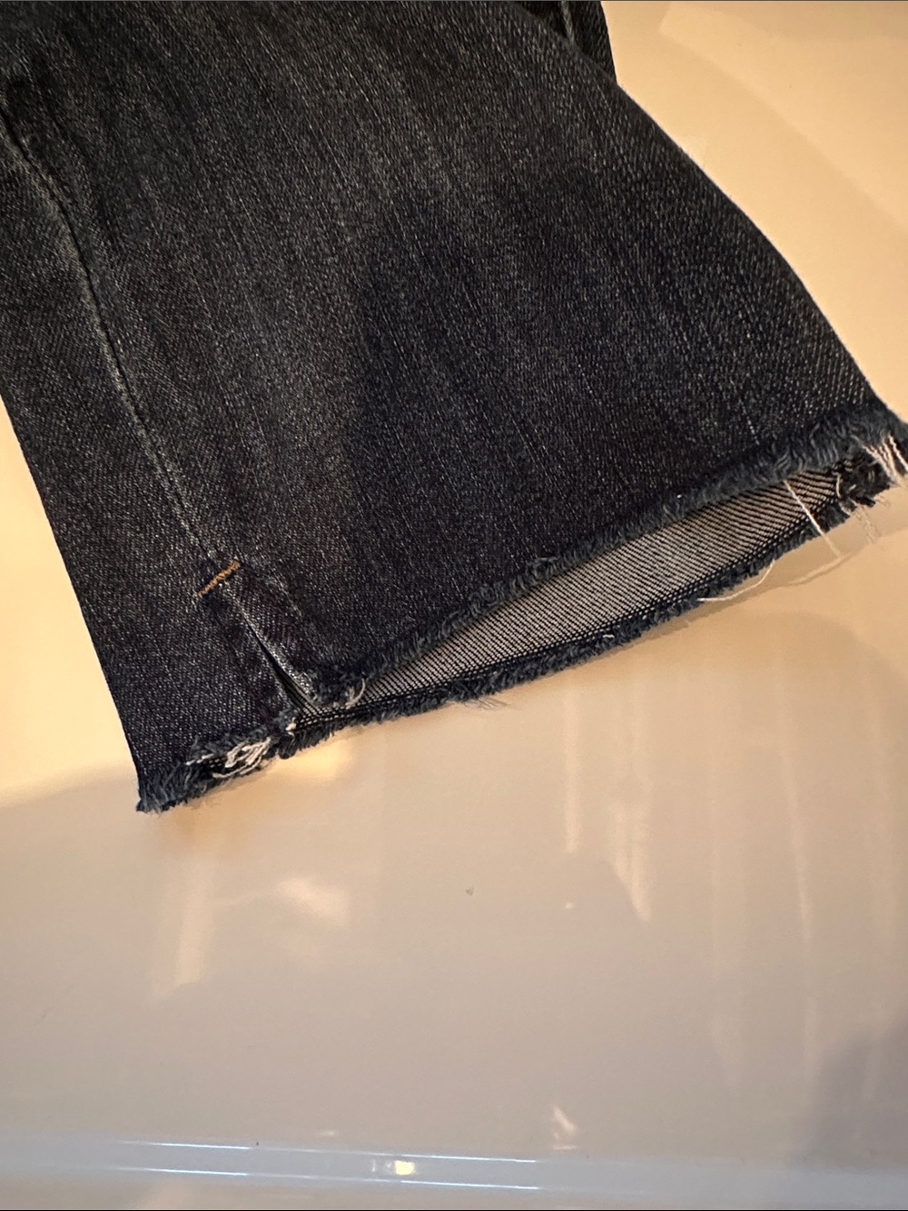 Wit & Wisdom Dark Blue Cropped Slim Straight Jeans - Picture 6 of 6